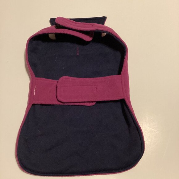 Purple Fleece Dog Pet Coat Jacket Warm Winter - Picture 1 of 3